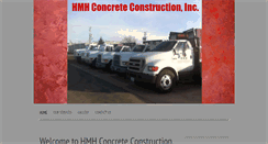 Desktop Screenshot of hmh-concrete-construction.com
